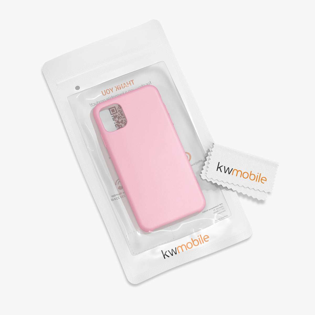 kwmobile Handyhülle für Apple iPhone 11 Hülle - Case Silikon - Kabelloses Laden - Schutzhülle Cover