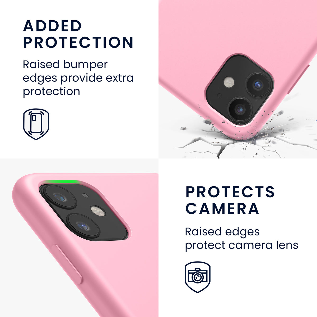kwmobile Handyhülle für Apple iPhone 11 Hülle - Case Silikon - Kabelloses Laden - Schutzhülle Cover