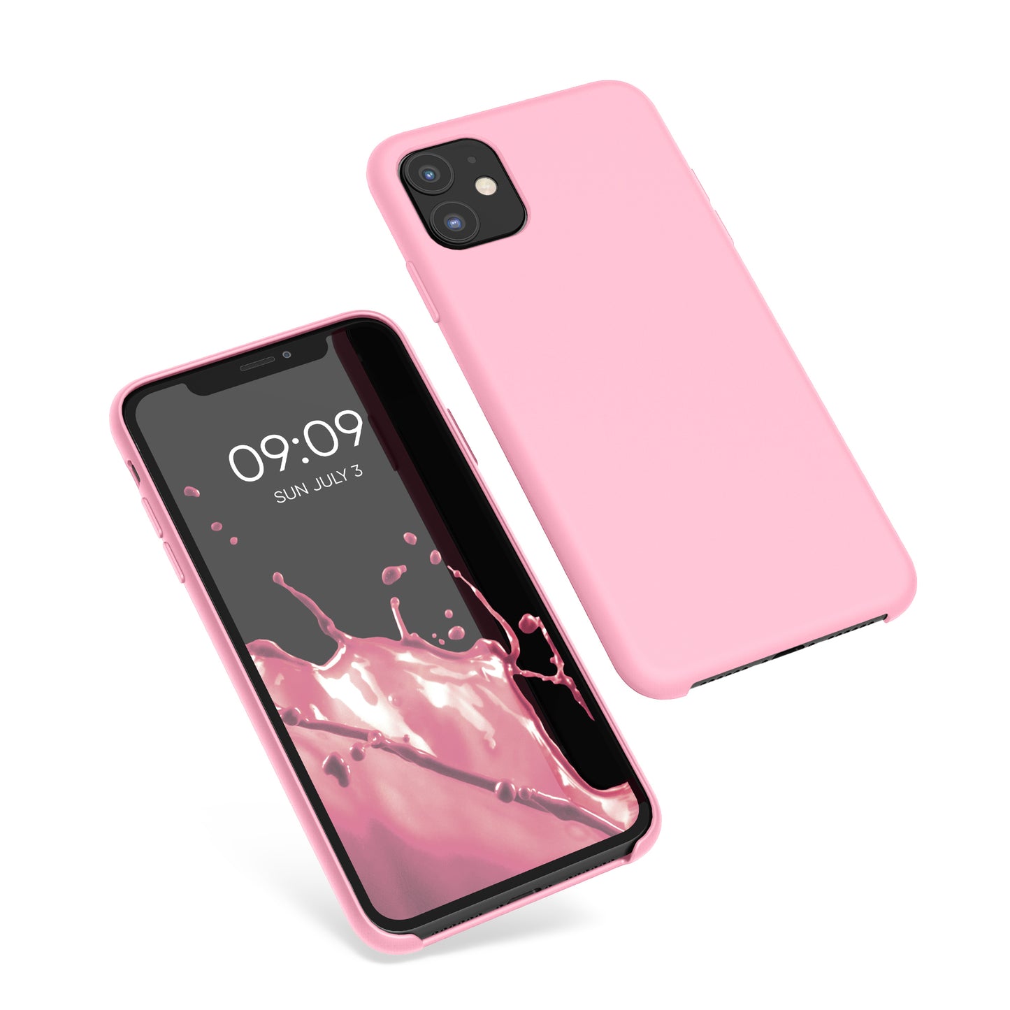 kwmobile Handyhülle für Apple iPhone 11 Hülle - Case Silikon - Kabelloses Laden - Schutzhülle Cover