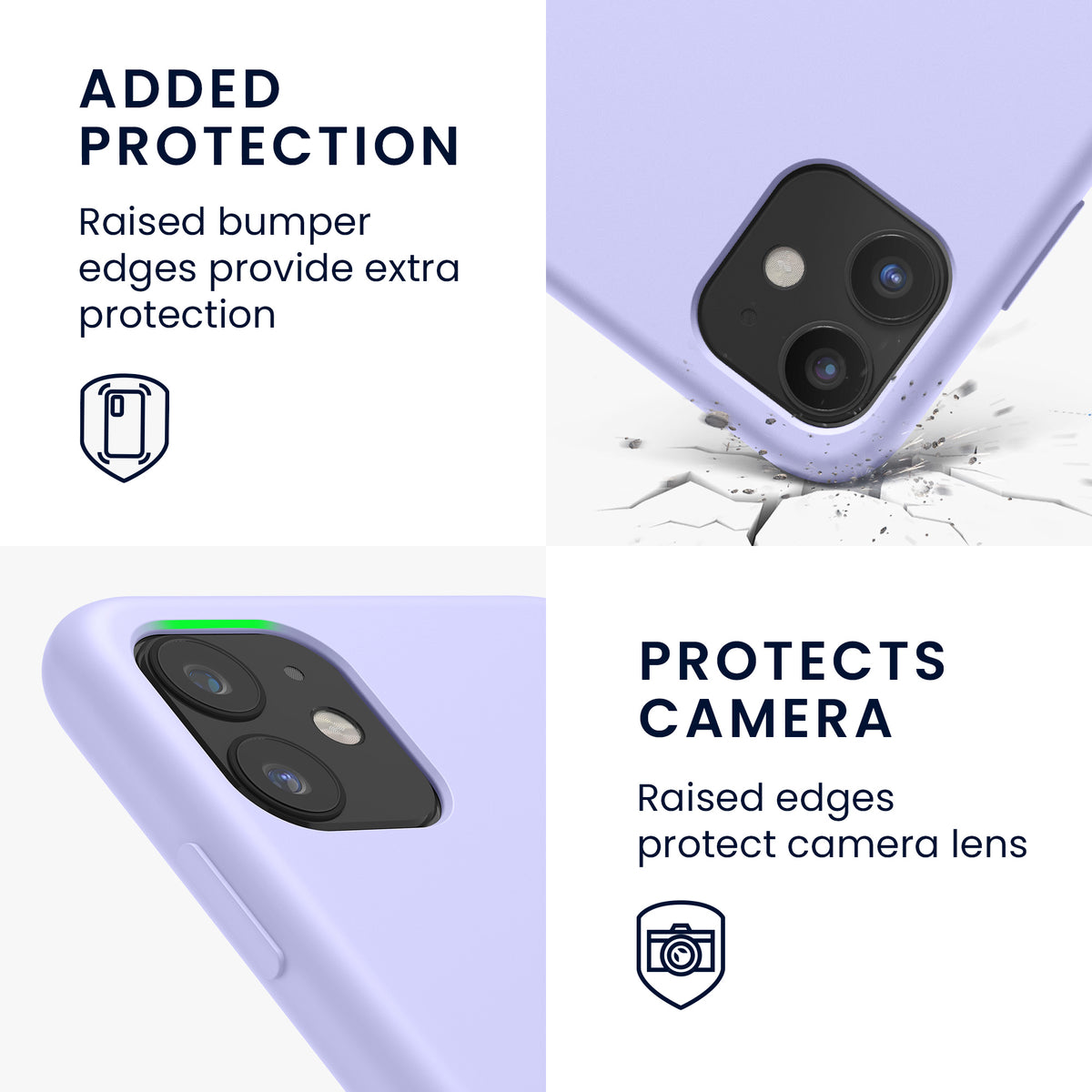 kwmobile Handyhülle für Apple iPhone 11 Hülle - Case Silikon - Kabelloses Laden - Schutzhülle Cover