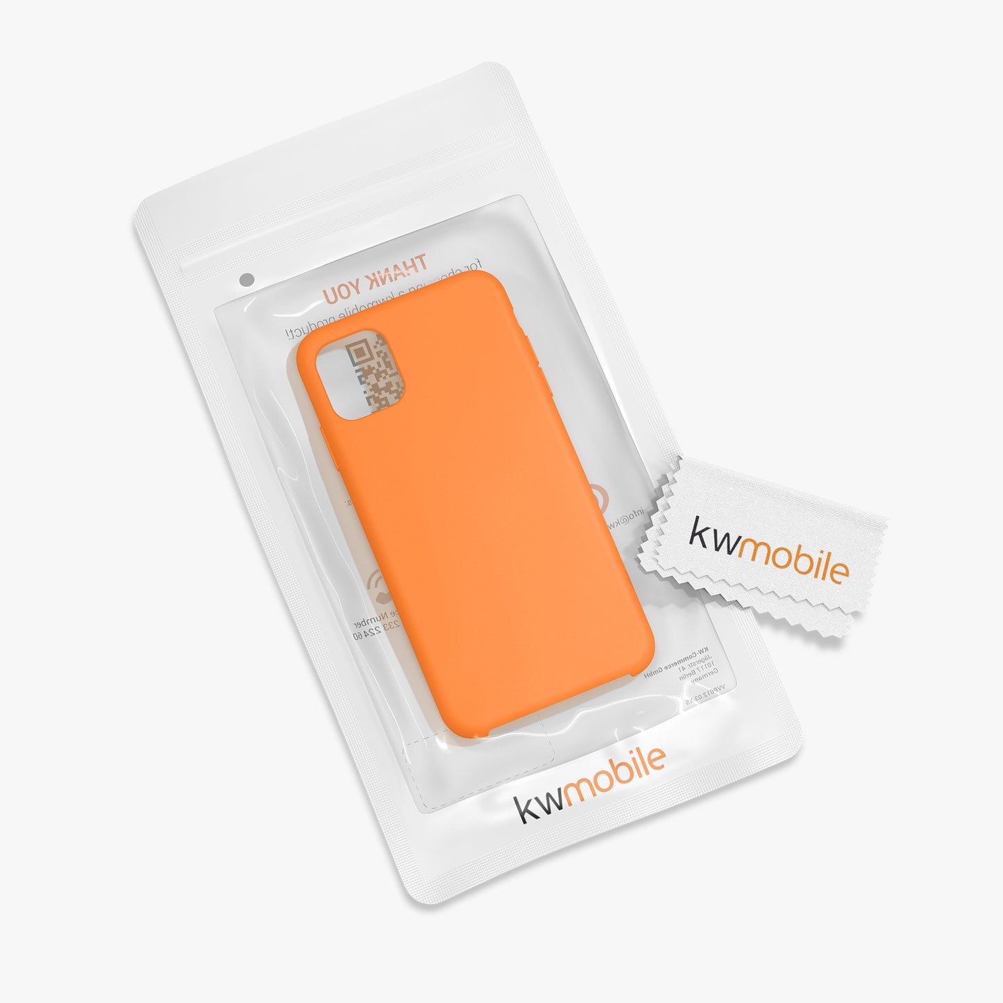 kwmobile Handyhülle für Apple iPhone 11 Hülle - Case Silikon - Kabelloses Laden - Schutzhülle Cover