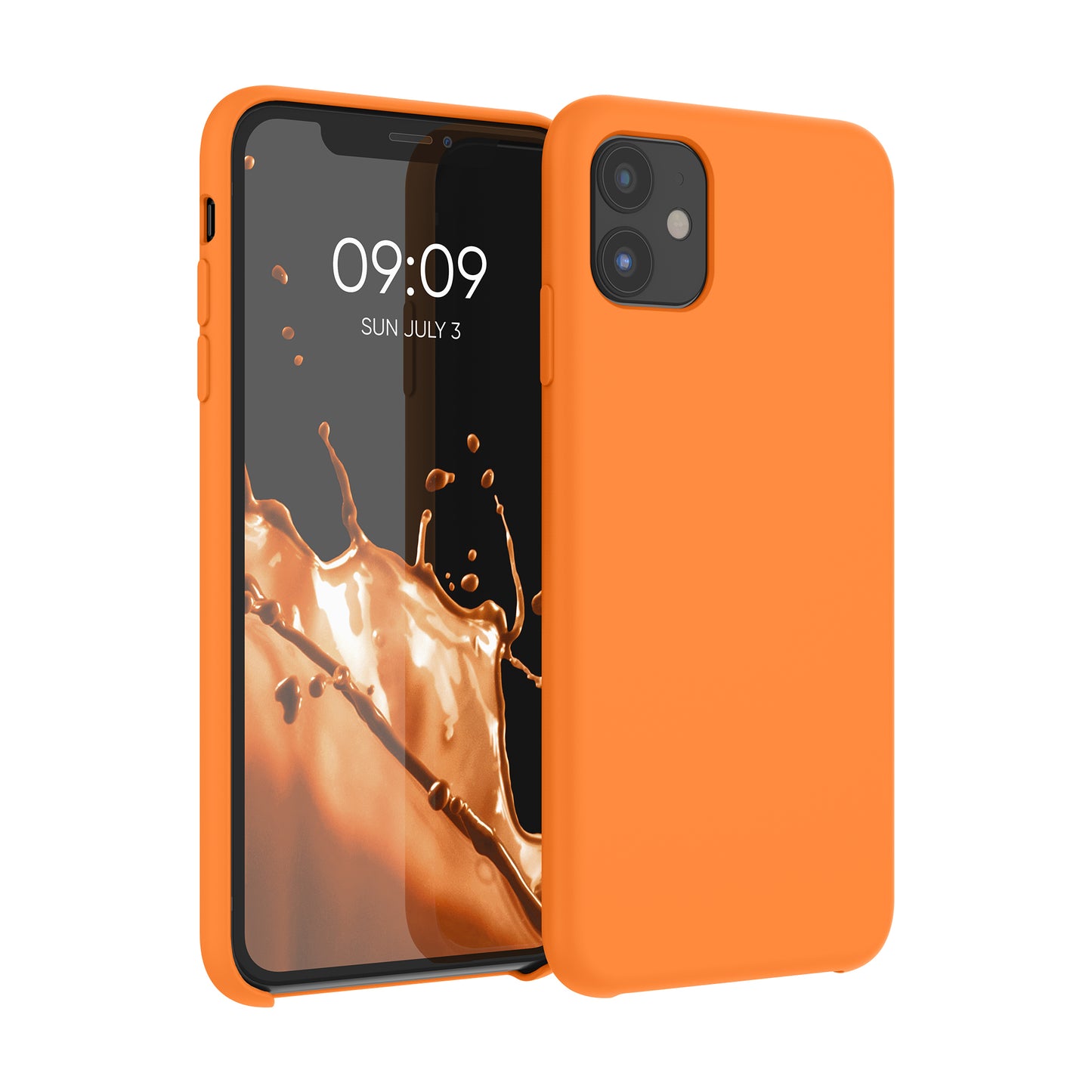 kwmobile Handyhülle für Apple iPhone 11 Hülle - Case Silikon - Kabelloses Laden - Schutzhülle Cover