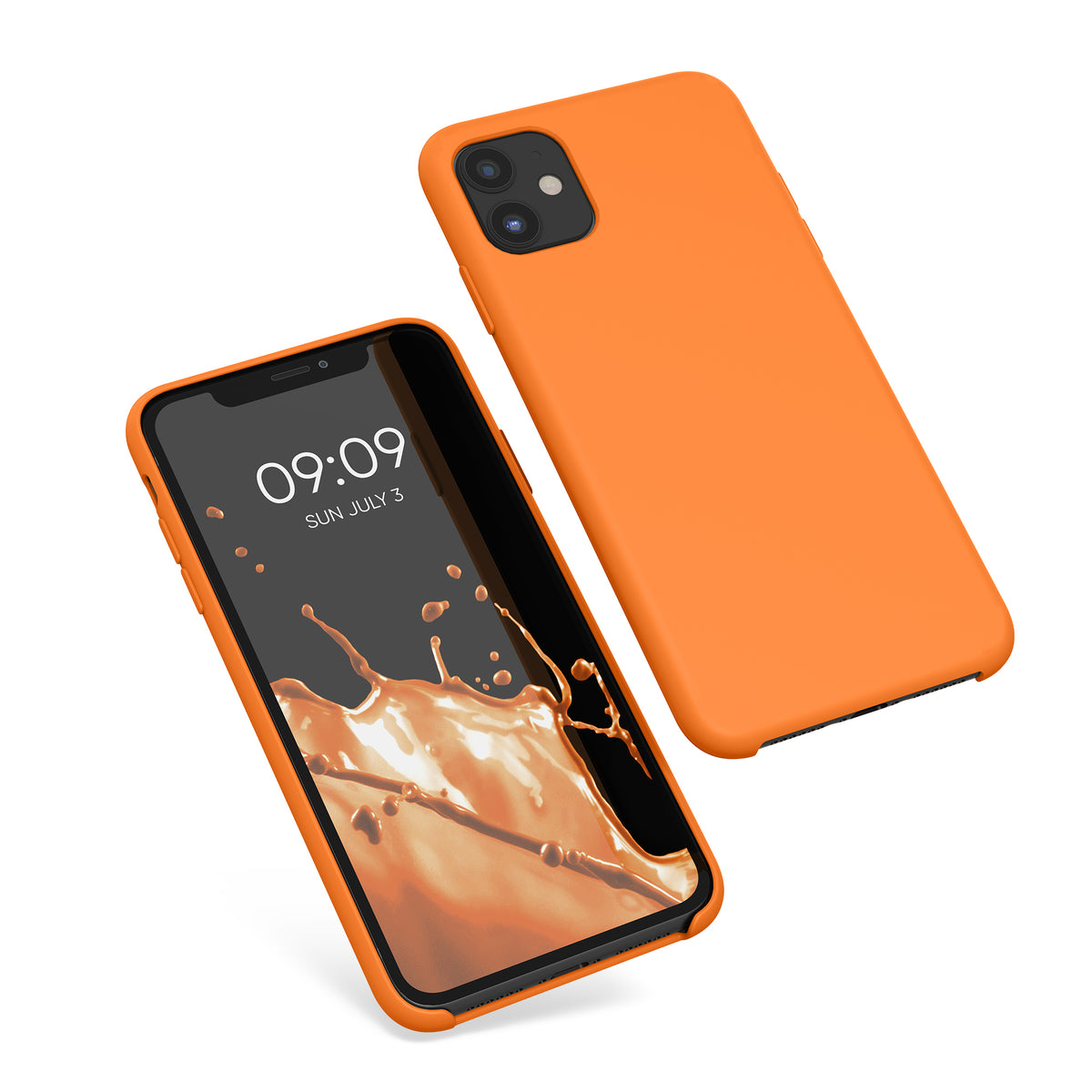 kwmobile Handyhülle für Apple iPhone 11 Hülle - Case Silikon - Kabelloses Laden - Schutzhülle Cover