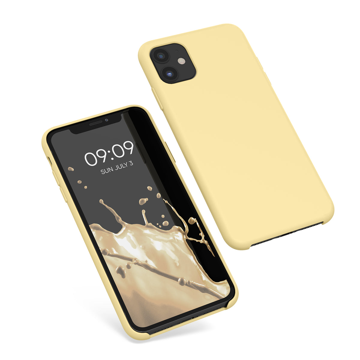 kwmobile Handyhülle für Apple iPhone 11 Hülle - Case Silikon - Kabelloses Laden - Schutzhülle Cover