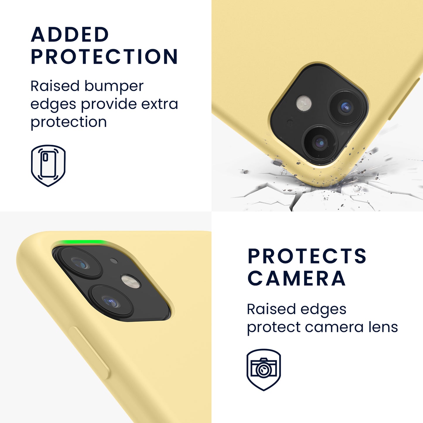 kwmobile Handyhülle für Apple iPhone 11 Hülle - Case Silikon - Kabelloses Laden - Schutzhülle Cover