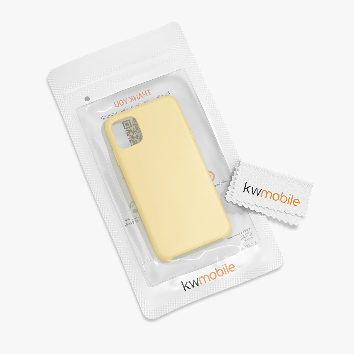 kwmobile Handyhülle für Apple iPhone 11 Hülle - Case Silikon - Kabelloses Laden - Schutzhülle Cover