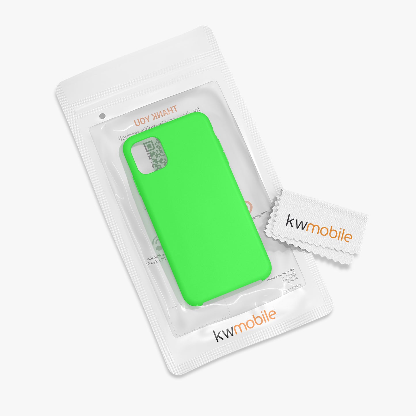kwmobile Handyhülle für Apple iPhone 11 Hülle - Case Silikon - Kabelloses Laden - Schutzhülle Cover