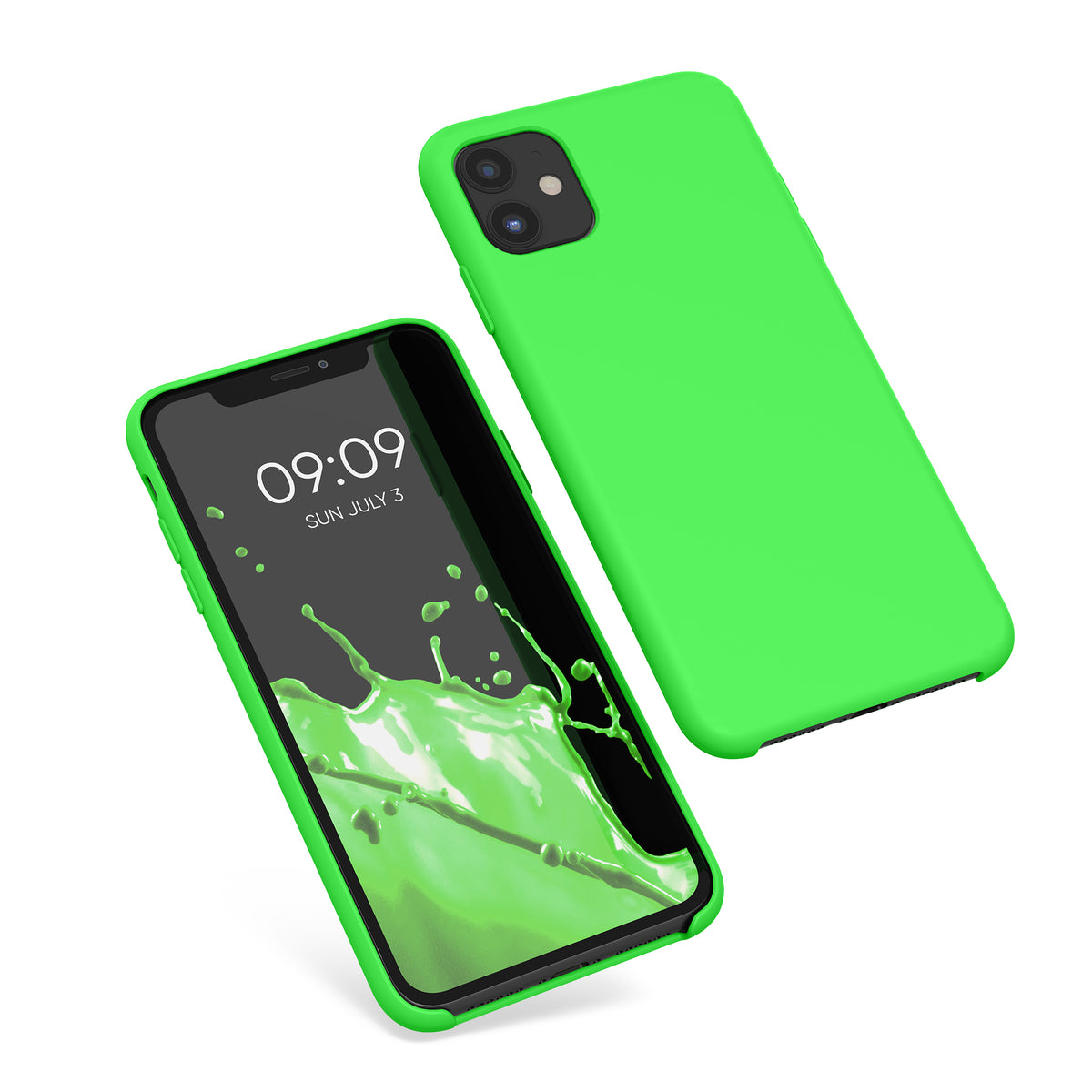 kwmobile Handyhülle für Apple iPhone 11 Hülle - Case Silikon - Kabelloses Laden - Schutzhülle Cover