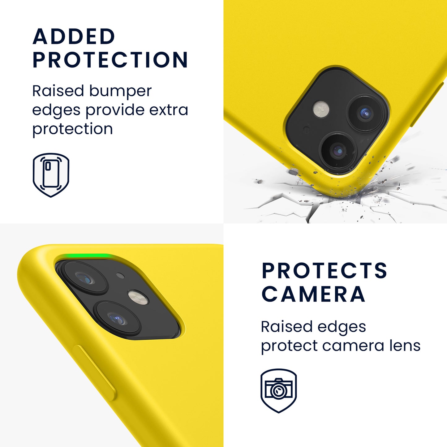 kwmobile Handyhülle für Apple iPhone 11 Hülle - Case Silikon - Kabelloses Laden - Schutzhülle Cover