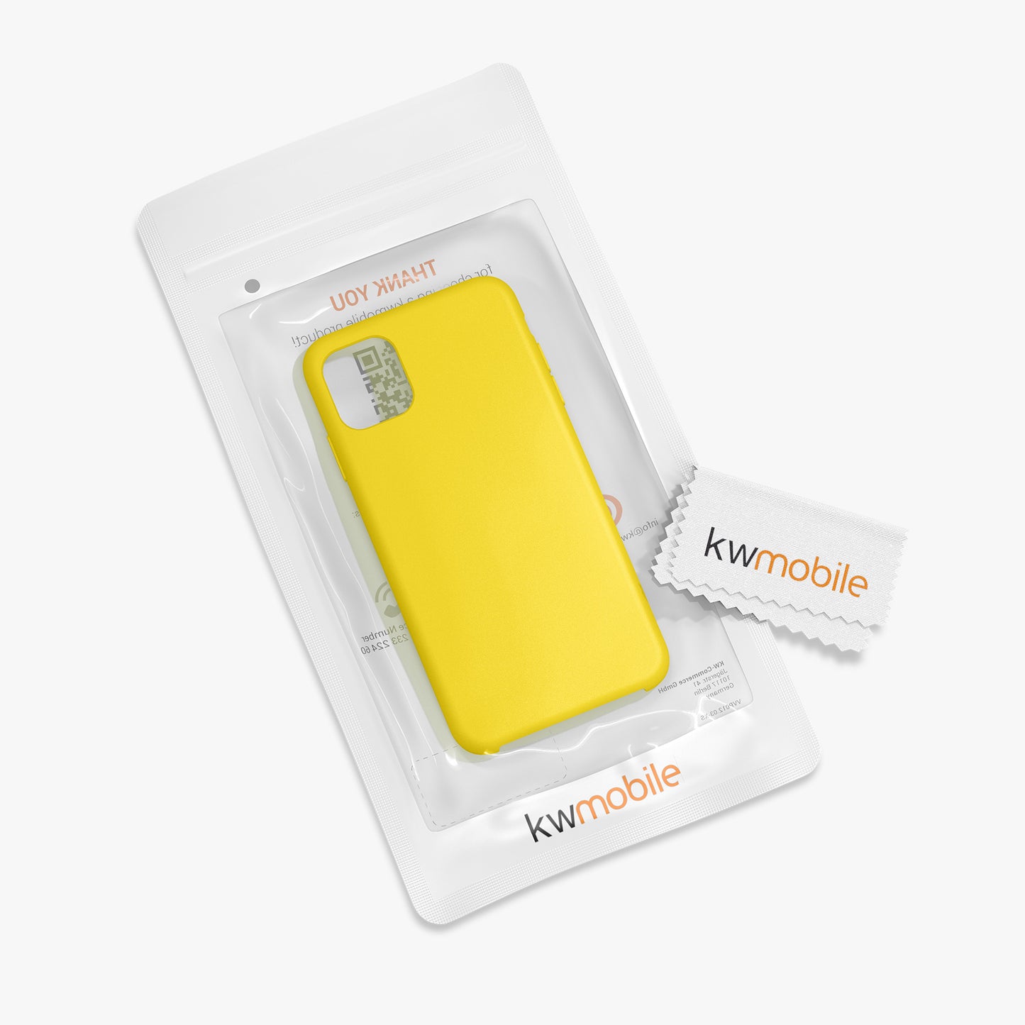 kwmobile Handyhülle für Apple iPhone 11 Hülle - Case Silikon - Kabelloses Laden - Schutzhülle Cover
