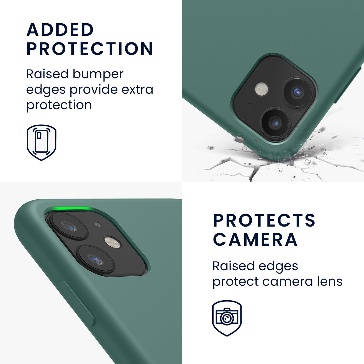kwmobile Handyhülle für Apple iPhone 11 Hülle - Case Silikon - Kabelloses Laden - Schutzhülle Cover