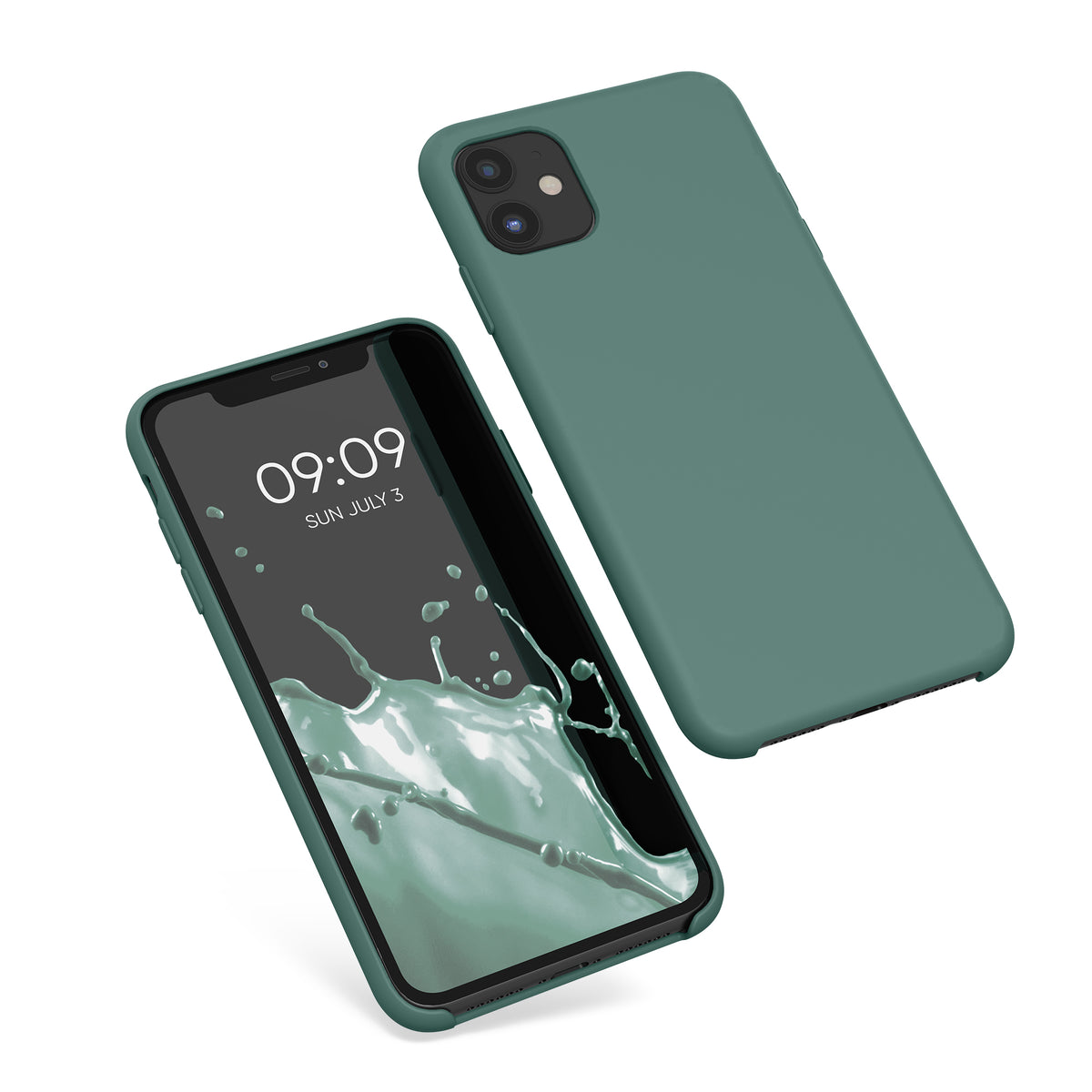 kwmobile Handyhülle für Apple iPhone 11 Hülle - Case Silikon - Kabelloses Laden - Schutzhülle Cover