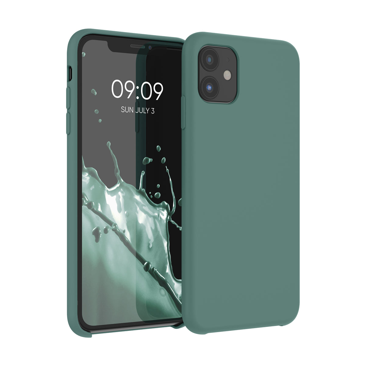 kwmobile Handyhülle für Apple iPhone 11 Hülle - Case Silikon - Kabelloses Laden - Schutzhülle Cover