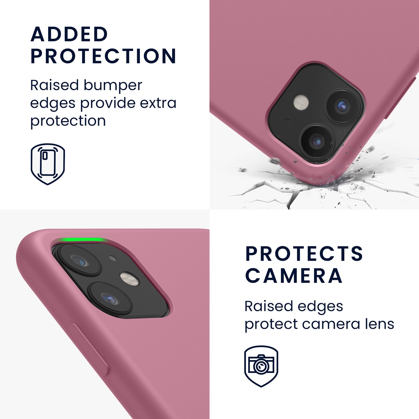 kwmobile Handyhülle für Apple iPhone 11 Hülle - Case Silikon - Kabelloses Laden - Schutzhülle Cover