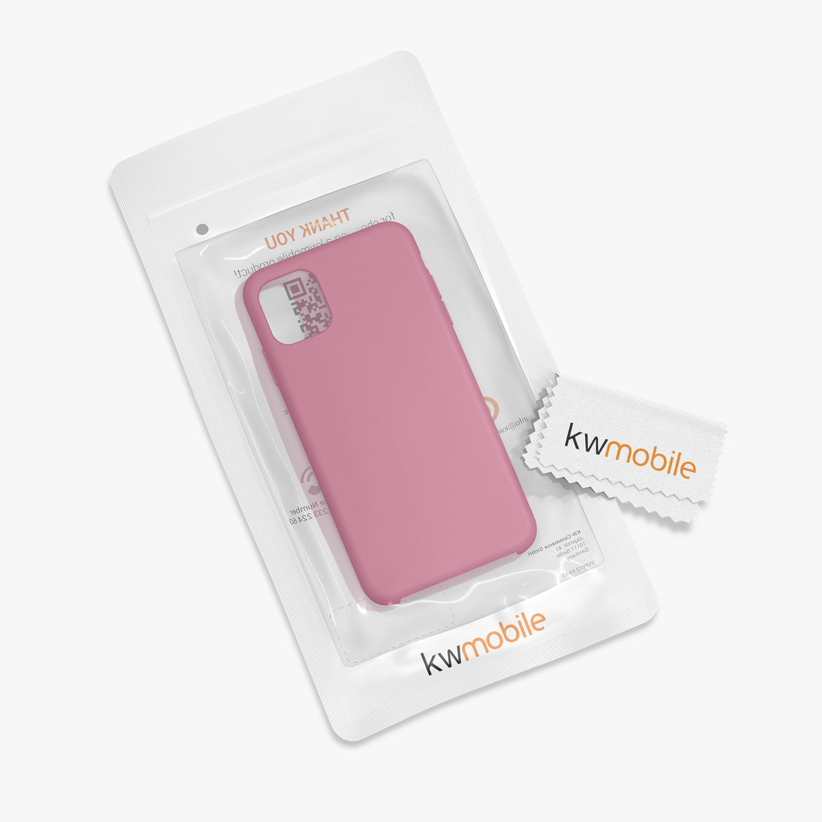 kwmobile Handyhülle für Apple iPhone 11 Hülle - Case Silikon - Kabelloses Laden - Schutzhülle Cover
