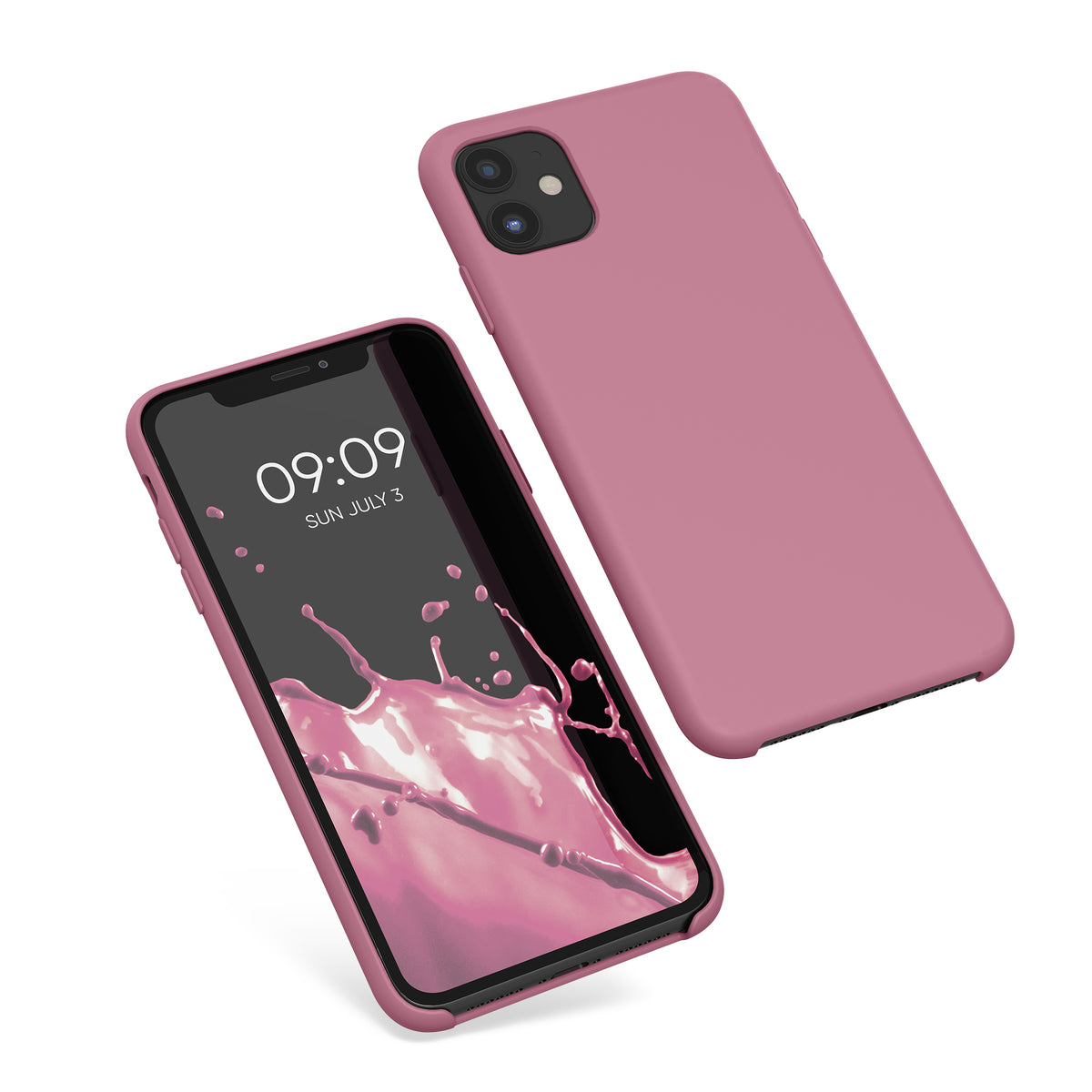 kwmobile Handyhülle für Apple iPhone 11 Hülle - Case Silikon - Kabelloses Laden - Schutzhülle Cover