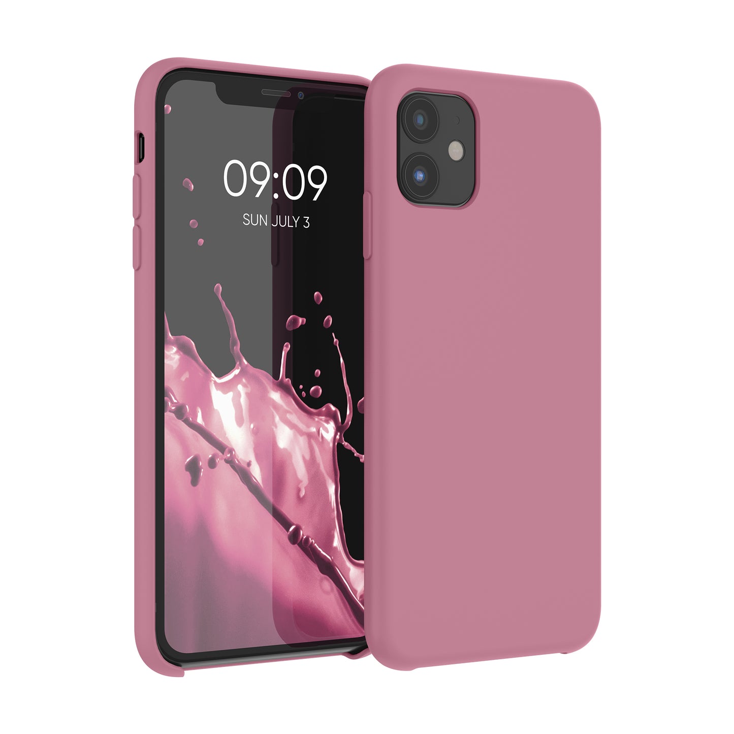kwmobile Handyhülle für Apple iPhone 11 Hülle - Case Silikon - Kabelloses Laden - Schutzhülle Cover