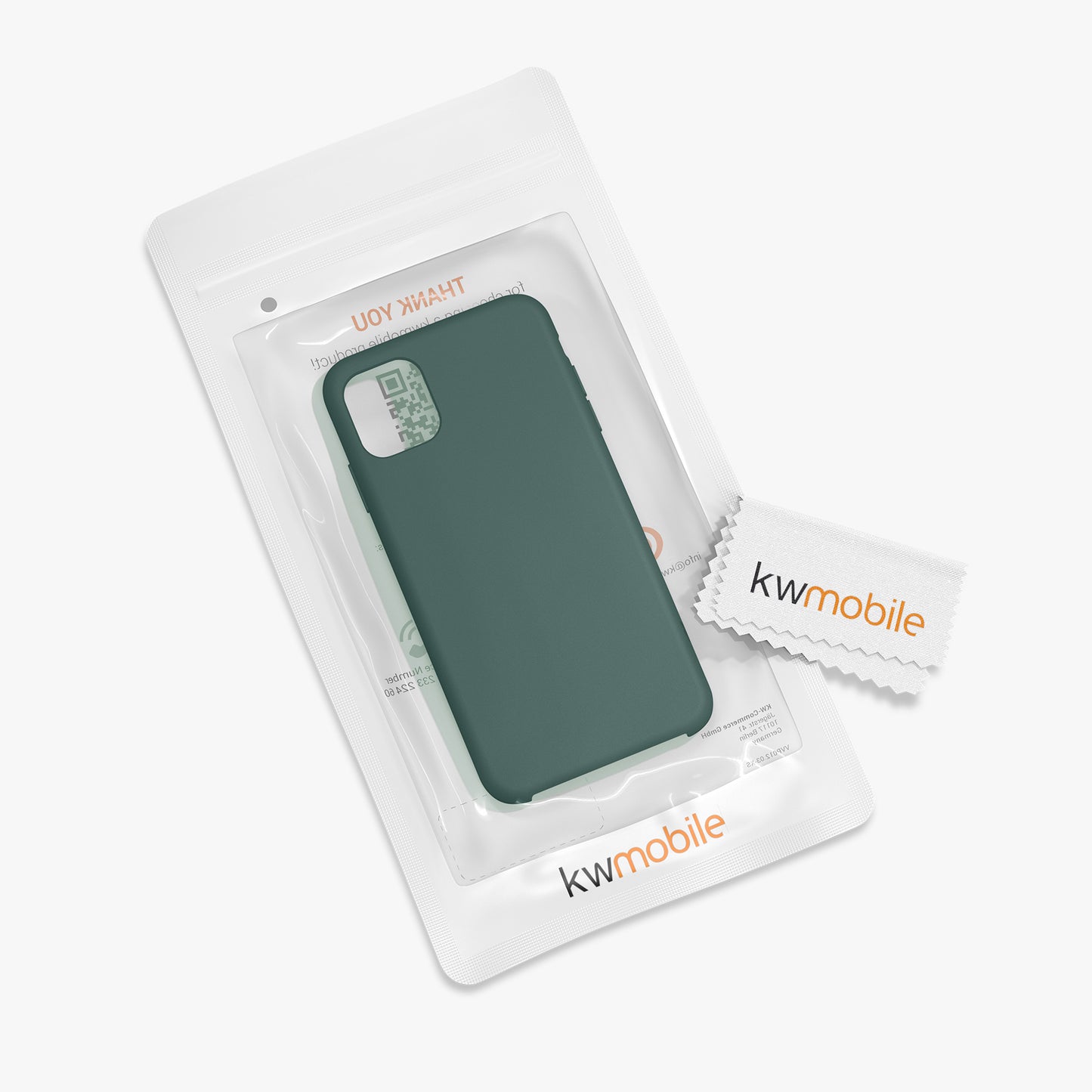 kwmobile Handyhülle für Apple iPhone 11 Hülle - Case Silikon - Kabelloses Laden - Schutzhülle Cover