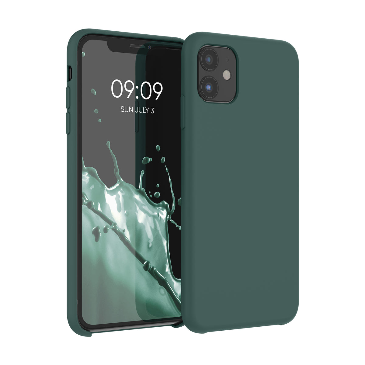 kwmobile Handyhülle für Apple iPhone 11 Hülle - Case Silikon - Kabelloses Laden - Schutzhülle Cover