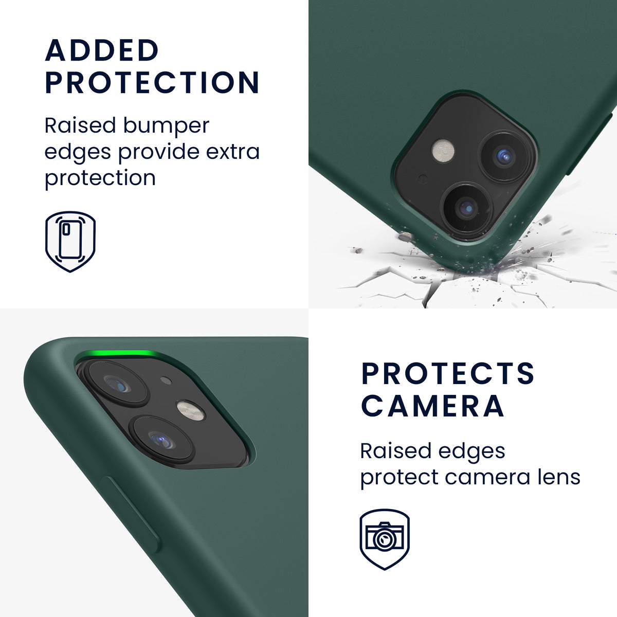 kwmobile Handyhülle für Apple iPhone 11 Hülle - Case Silikon - Kabelloses Laden - Schutzhülle Cover