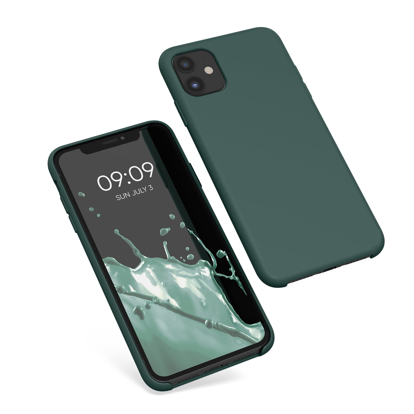 kwmobile Handyhülle für Apple iPhone 11 Hülle - Case Silikon - Kabelloses Laden - Schutzhülle Cover