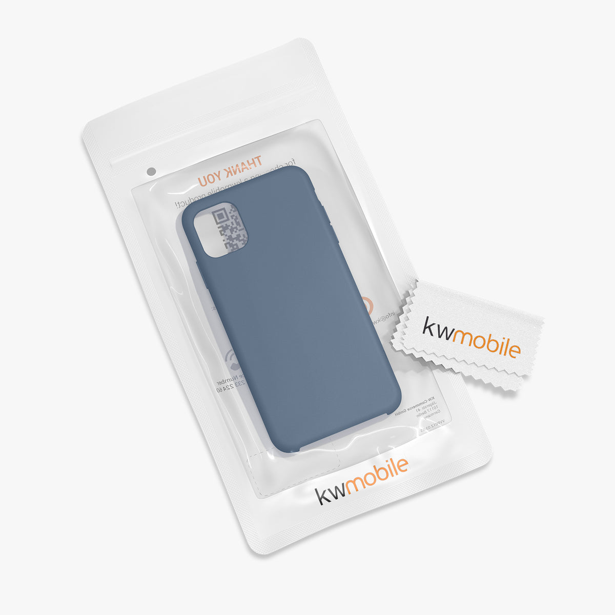 kwmobile Handyhülle für Apple iPhone 11 Hülle - Case Silikon - Kabelloses Laden - Schutzhülle Cover
