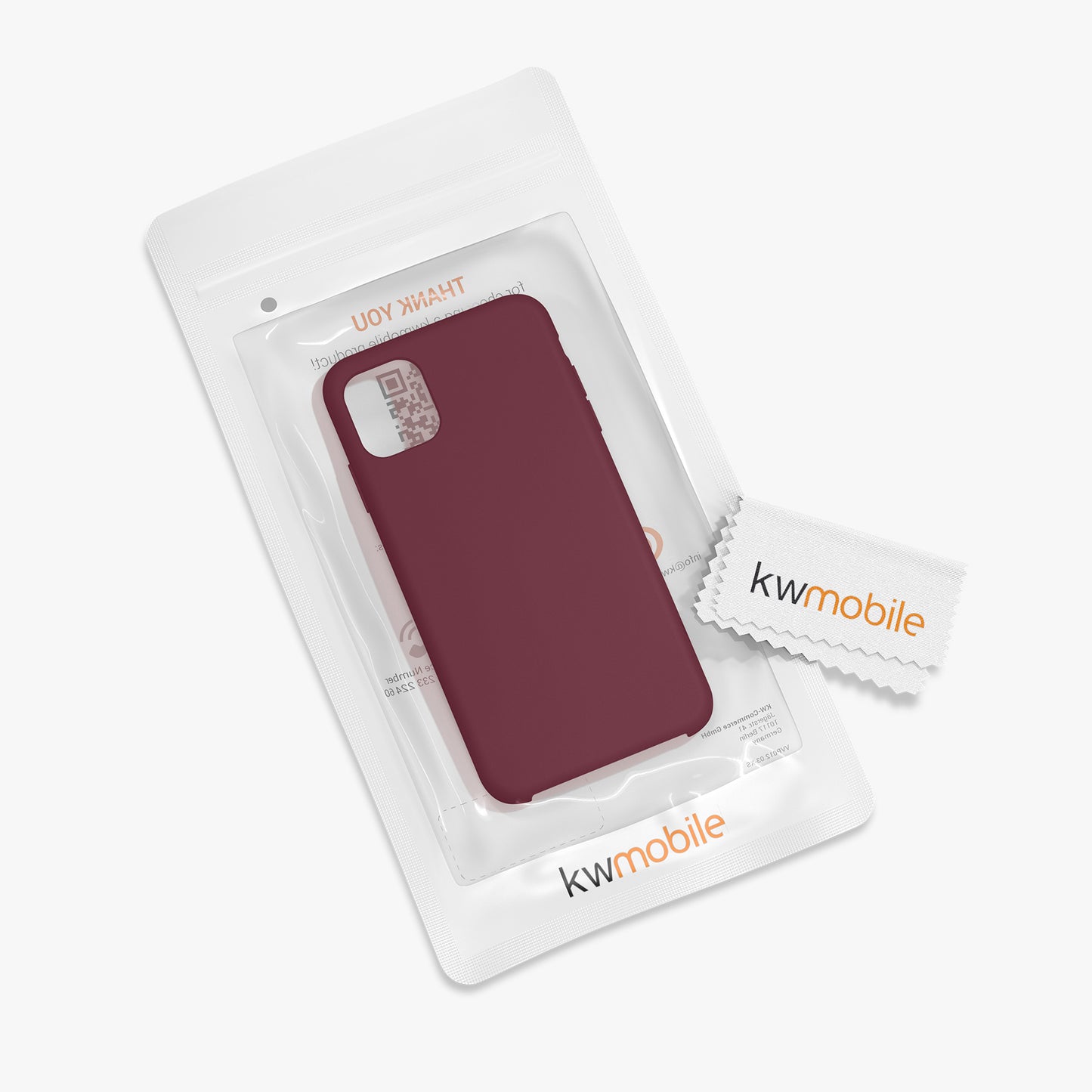 kwmobile Handyhülle für Apple iPhone 11 Hülle - Case Silikon - Kabelloses Laden - Schutzhülle Cover