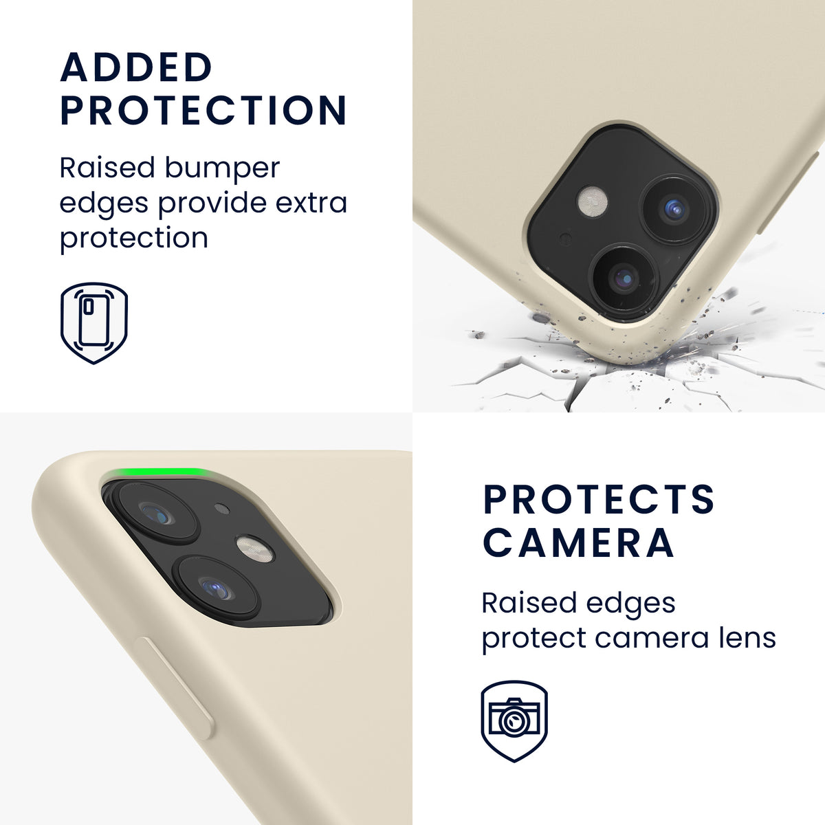 kwmobile Handyhülle für Apple iPhone 11 Hülle - Case Silikon - Kabelloses Laden - Schutzhülle Cover