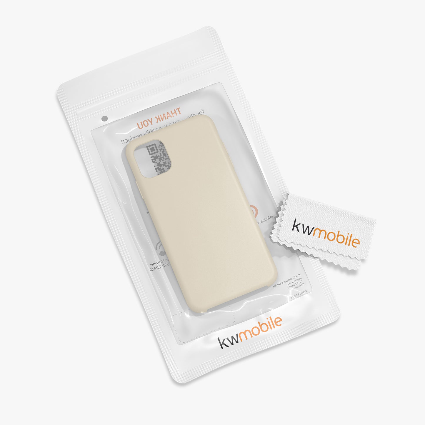 kwmobile Handyhülle für Apple iPhone 11 Hülle - Case Silikon - Kabelloses Laden - Schutzhülle Cover