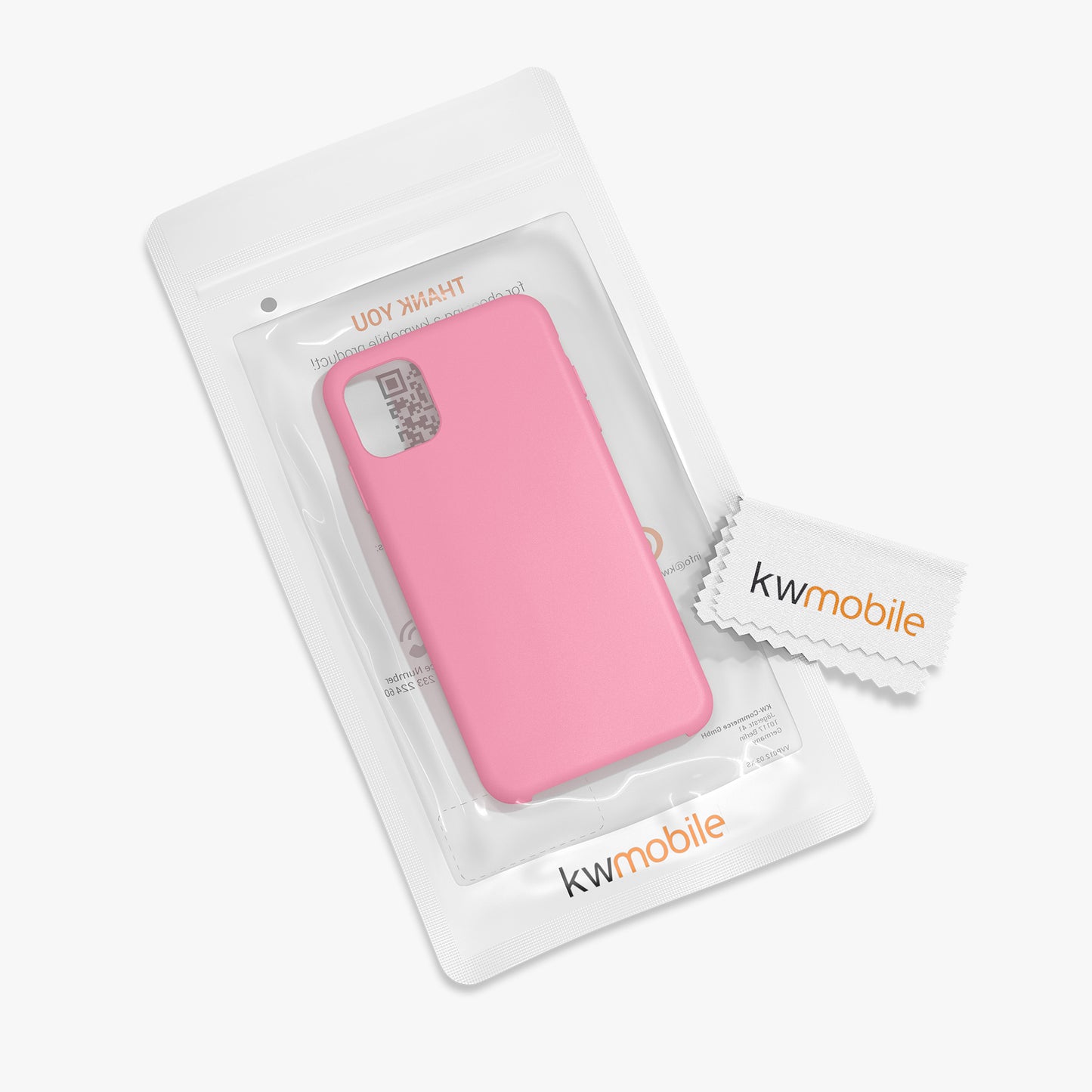 kwmobile Handyhülle für Apple iPhone 11 Hülle - Case Silikon - Kabelloses Laden - Schutzhülle Cover
