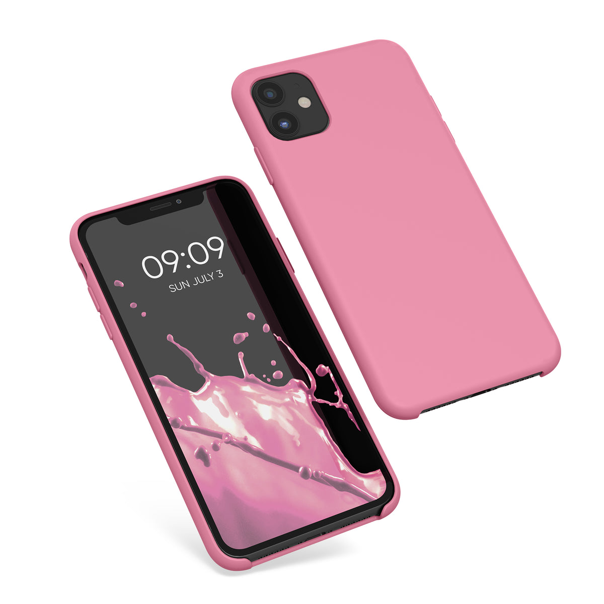 kwmobile Handyhülle für Apple iPhone 11 Hülle - Case Silikon - Kabelloses Laden - Schutzhülle Cover