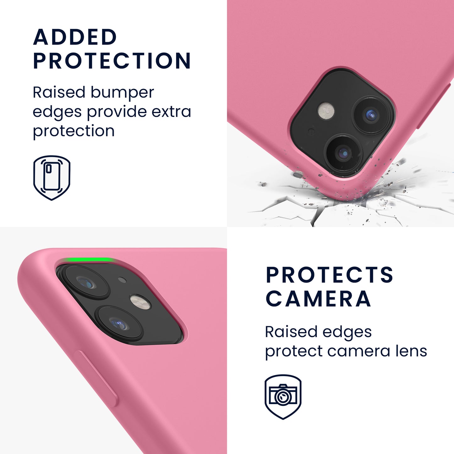 kwmobile Handyhülle für Apple iPhone 11 Hülle - Case Silikon - Kabelloses Laden - Schutzhülle Cover