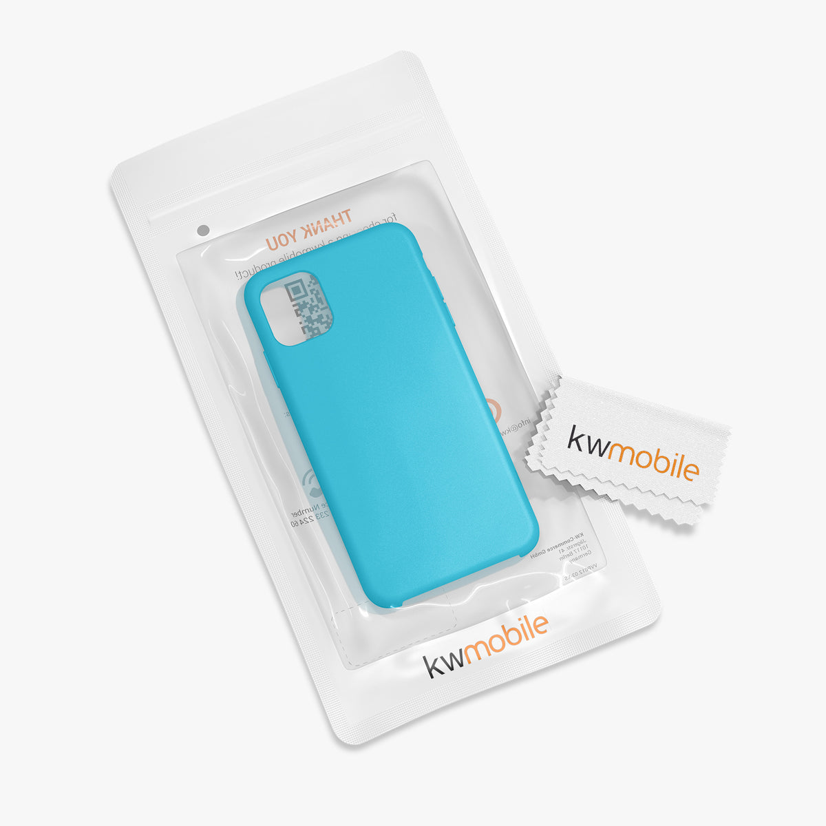 kwmobile Handyhülle für Apple iPhone 11 Hülle - Case Silikon - Kabelloses Laden - Schutzhülle Cover