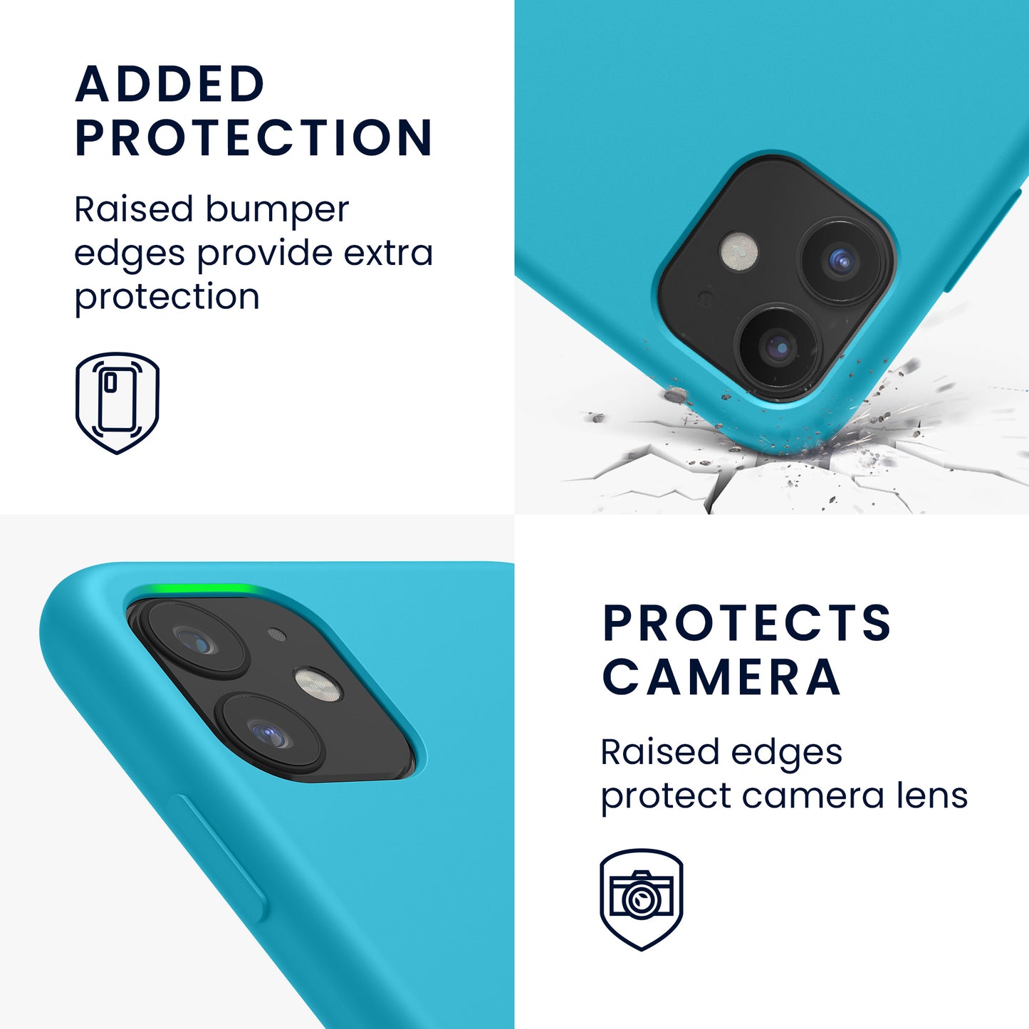 kwmobile Handyhülle für Apple iPhone 11 Hülle - Case Silikon - Kabelloses Laden - Schutzhülle Cover