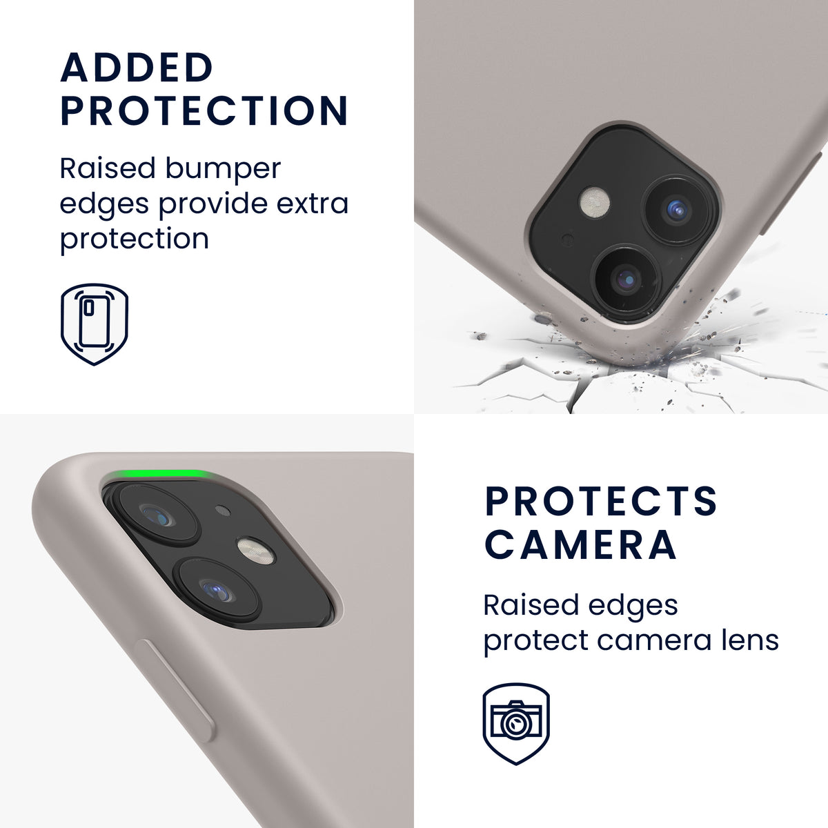 kwmobile Handyhülle für Apple iPhone 11 Hülle - Case Silikon - Kabelloses Laden - Schutzhülle Cover