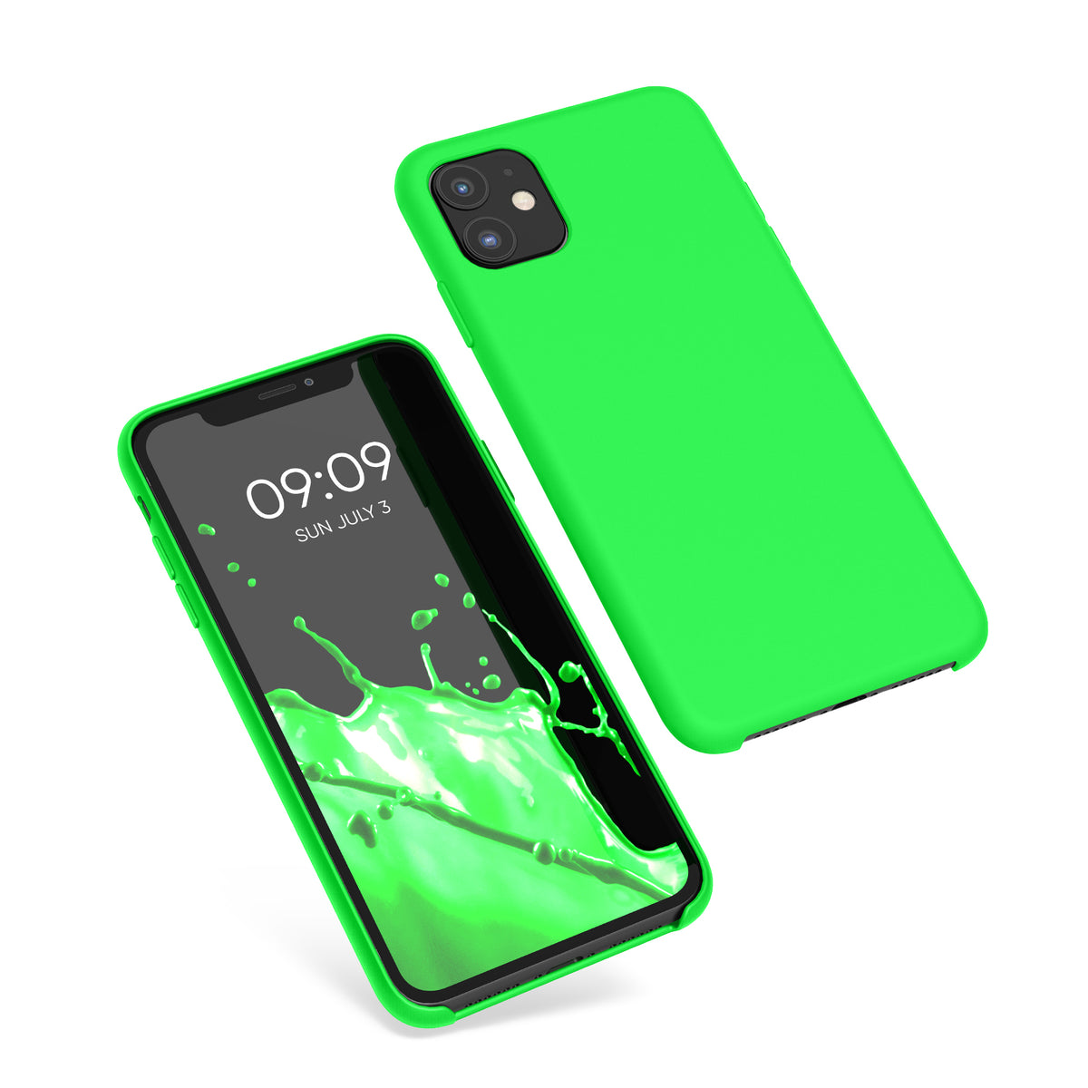 kwmobile Handyhülle für Apple iPhone 11 Hülle - Case Silikon - Kabelloses Laden - Schutzhülle Cover