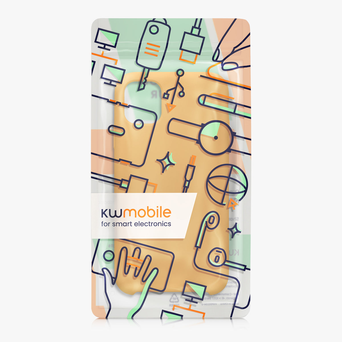 kwmobile Handyhülle für Apple iPhone 11 Hülle - Case Silikon - Kabelloses Laden - Schutzhülle Cover