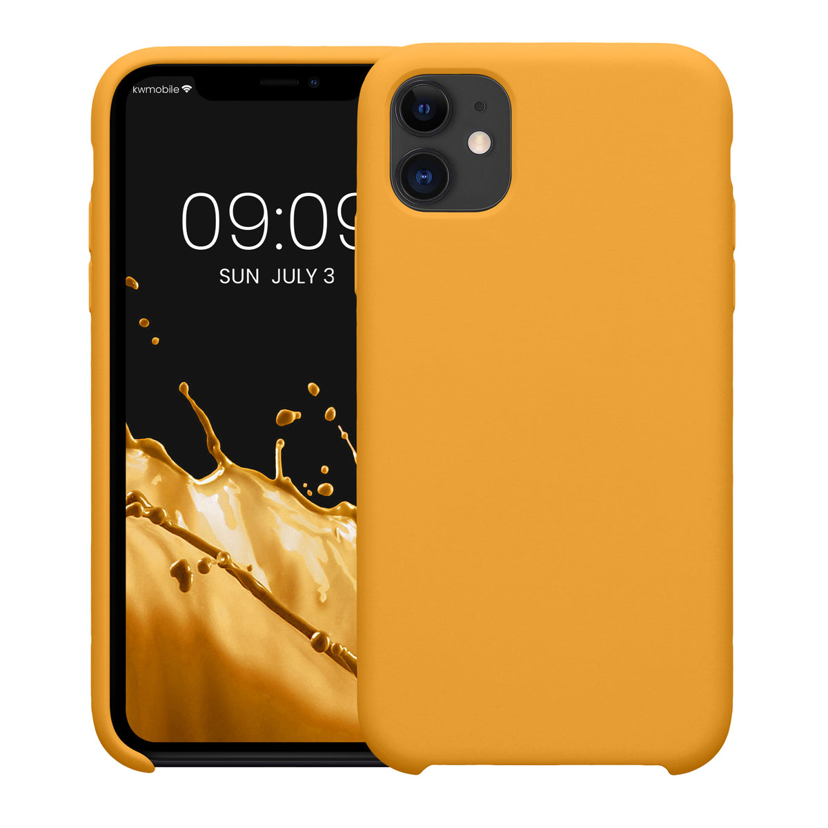 kwmobile Handyhülle für Apple iPhone 11 Hülle - Case Silikon - Kabelloses Laden - Schutzhülle Cover