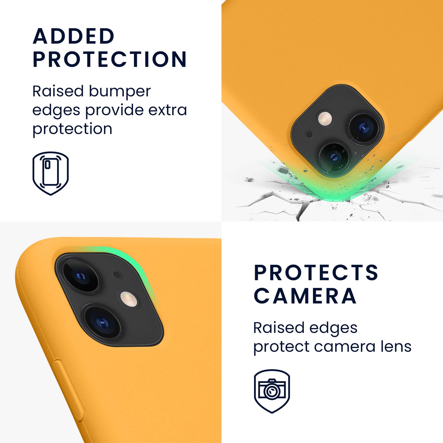 kwmobile Handyhülle für Apple iPhone 11 Hülle - Case Silikon - Kabelloses Laden - Schutzhülle Cover