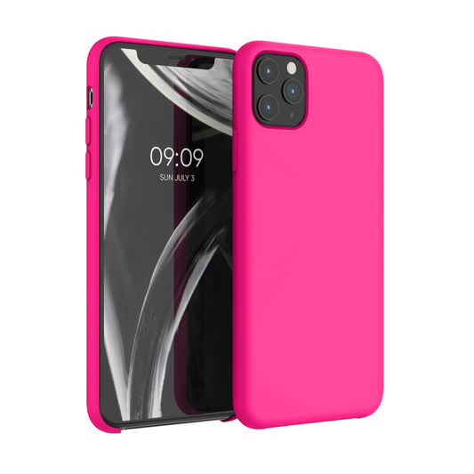 kwmobile Handyhülle für Apple iPhone 11 Pro Max Hülle - Case Silikon - Kabelloses Laden - Schutzhülle Cover
