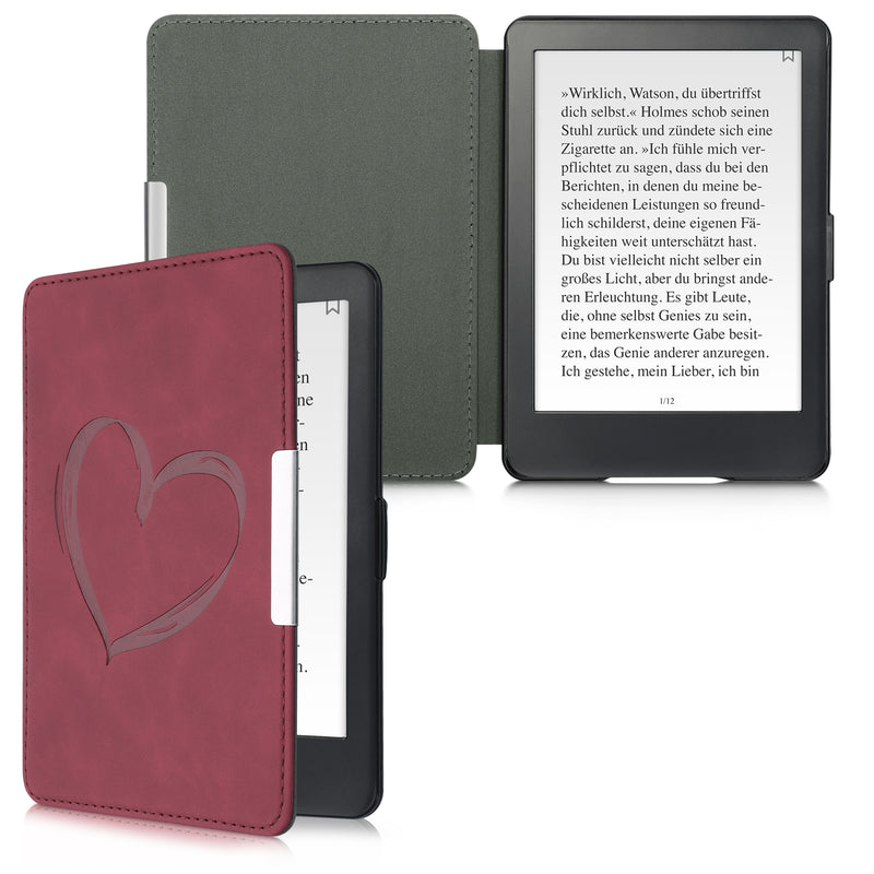 Kunstleder Hülle kompatibel mit Amazon Kindle Paperwhite