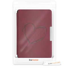 Amazon Kindle Paperwhite (2012-2017) Kunstleder eReader Klapphülle Herz