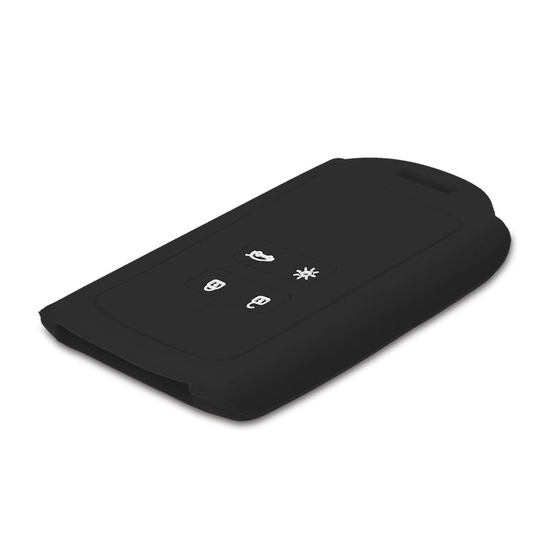 kwmobile Autoschlüssel Hülle kompatibel mit Renault 4-Tasten Smartkey Autoschlüssel (nur Keyless Go) - Schutzhülle Cover