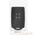 kwmobile Autoschlüssel Hülle kompatibel mit Renault 4-Tasten Smartkey Autoschlüssel (nur Keyless Go) - Schutzhülle Cover