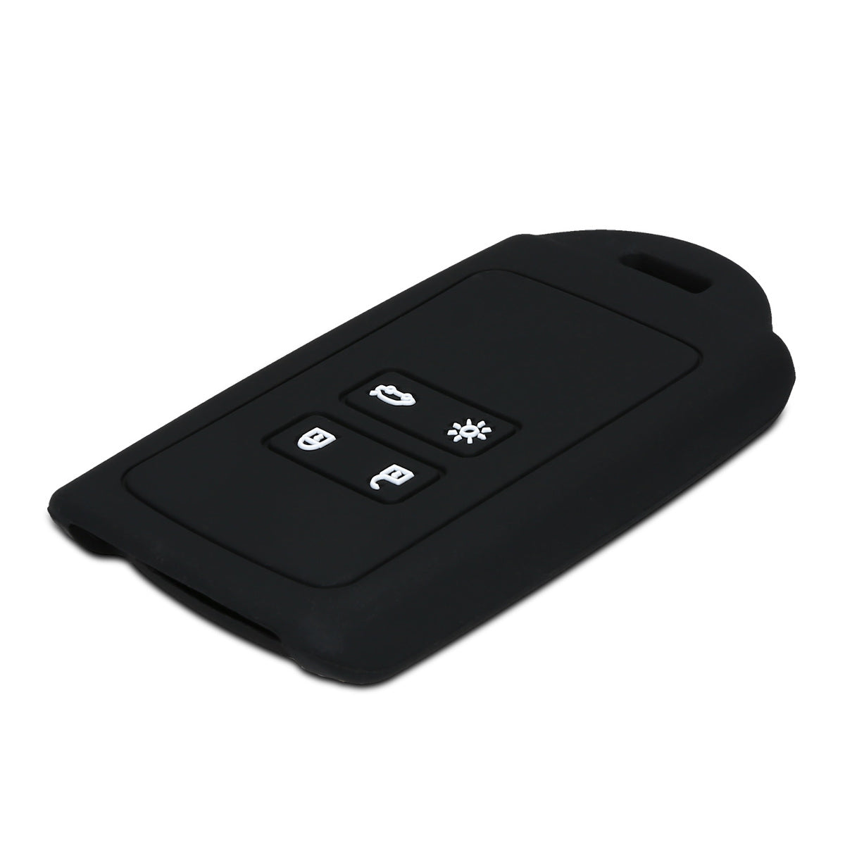 kwmobile Autoschlüssel Hülle kompatibel mit Renault 4-Tasten Smartkey Autoschlüssel (nur Keyless Go) - Schutzhülle Cover
