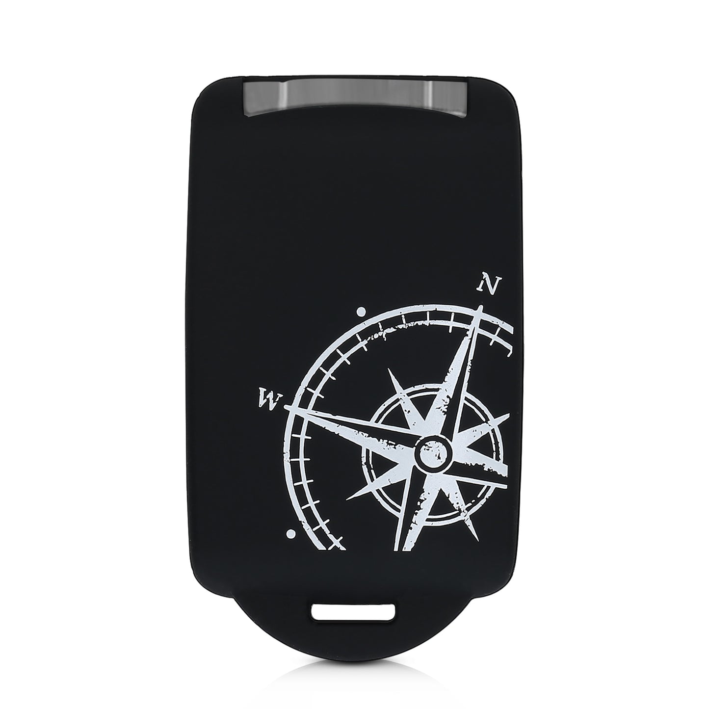 kwmobile Autoschlüssel Hülle kompatibel mit Renault 4-Tasten Smartkey Autoschlüssel (nur Keyless Go) - Schutzhülle Cover