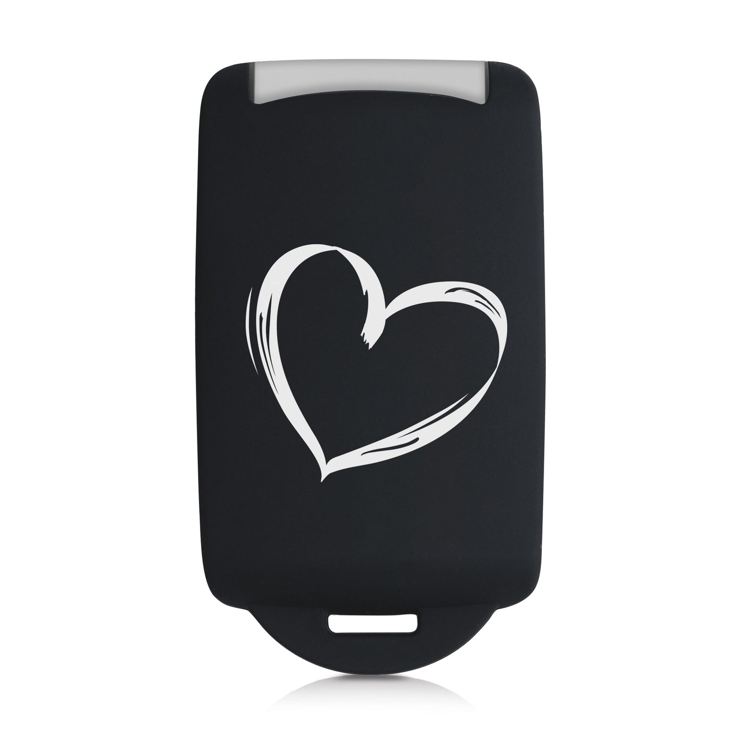kwmobile Autoschlüssel Hülle kompatibel mit Renault 4-Tasten Smartkey Autoschlüssel (nur Keyless Go) - Schutzhülle Cover