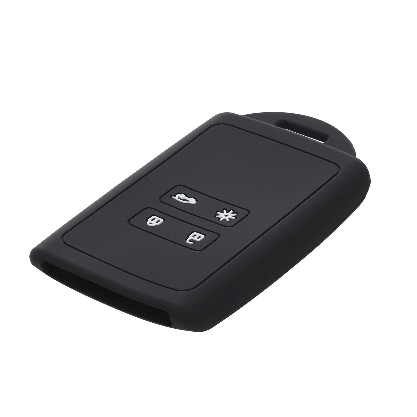 kwmobile Autoschlüssel Hülle kompatibel mit Renault 4-Tasten Smartkey Autoschlüssel (nur Keyless Go) - Schutzhülle Cover