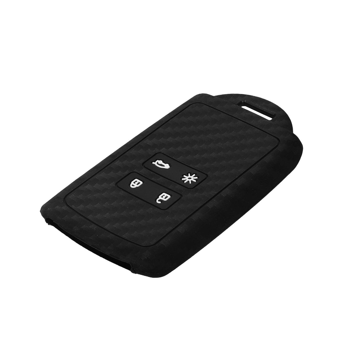 kwmobile Autoschlüssel Hülle kompatibel mit Renault 4-Tasten Smartkey Autoschlüssel (nur Keyless Go) - Schutzhülle Cover