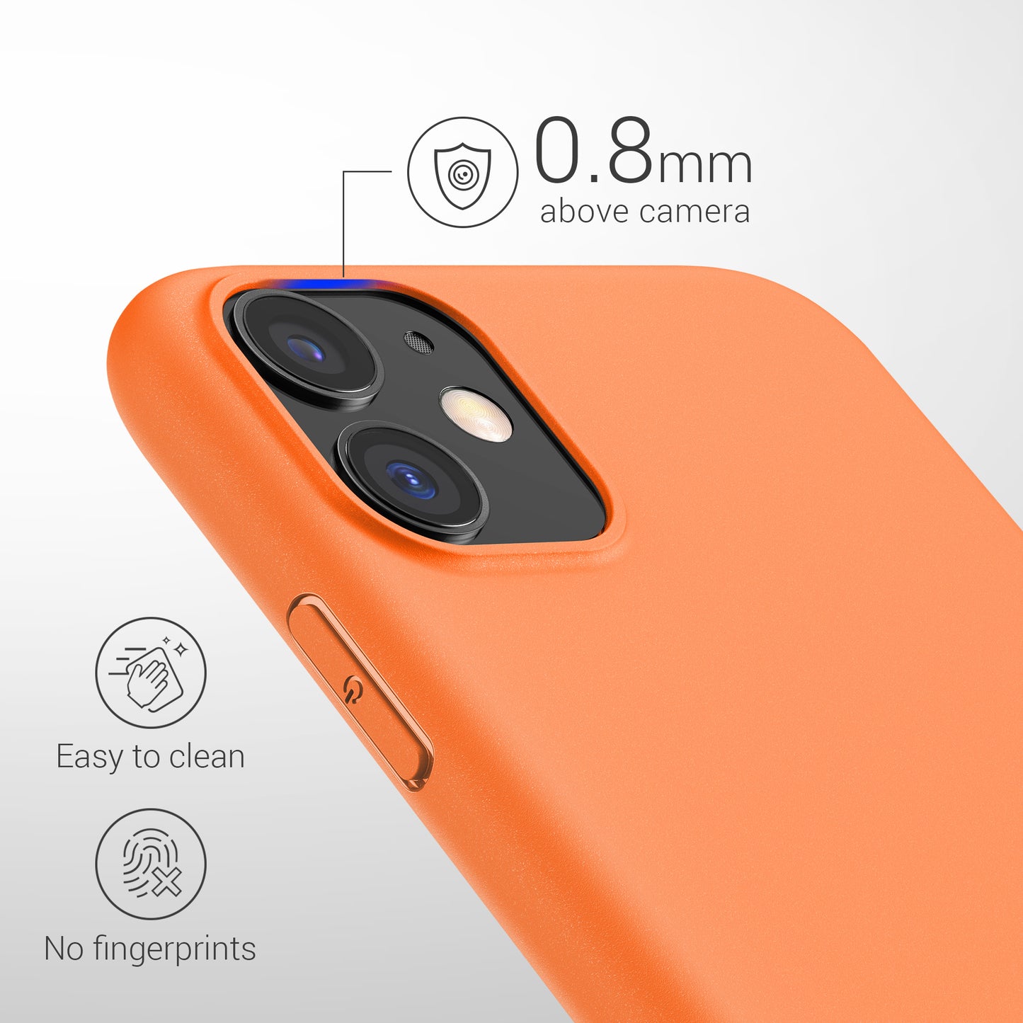 kwmobile Handyhülle für Apple iPhone 11 - Kabelloses Laden - Schutzhülle Cover